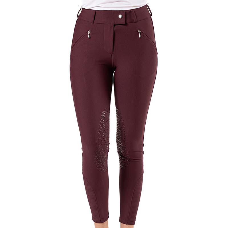Women evo riding breeches with knee grip - 3972