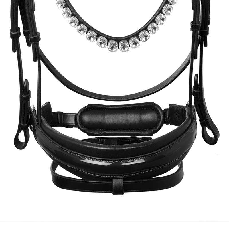 Acavallo ophelia bridle in calfskin with crystals - 2324