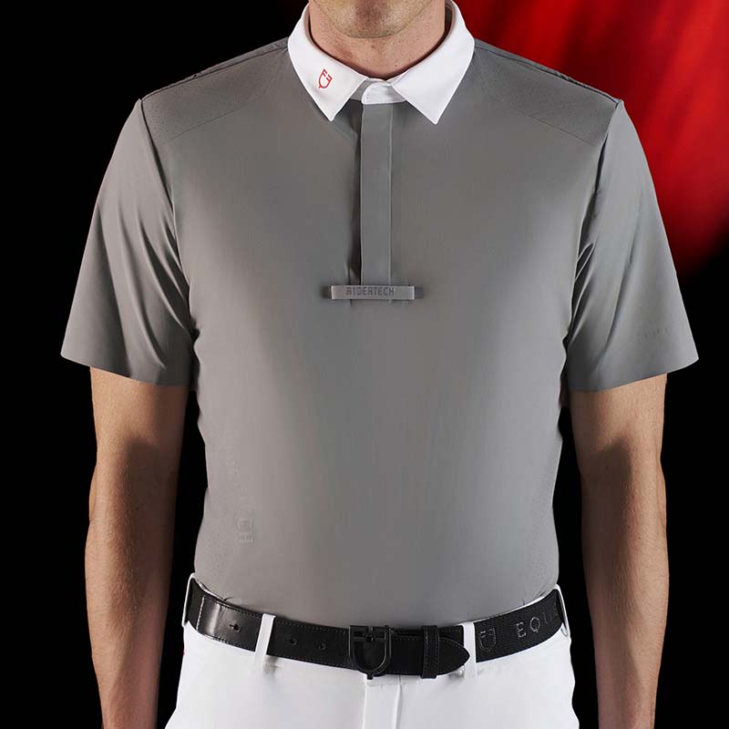Men short-sleeve competition polo Equestro Ridertechnology - 9952