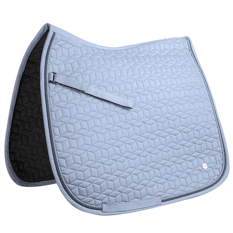 Philadelphia geometric quilted english saddle pad