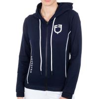 LADIES EQUESTRO HOODIE FULL ZIP SWEATSHIRT 