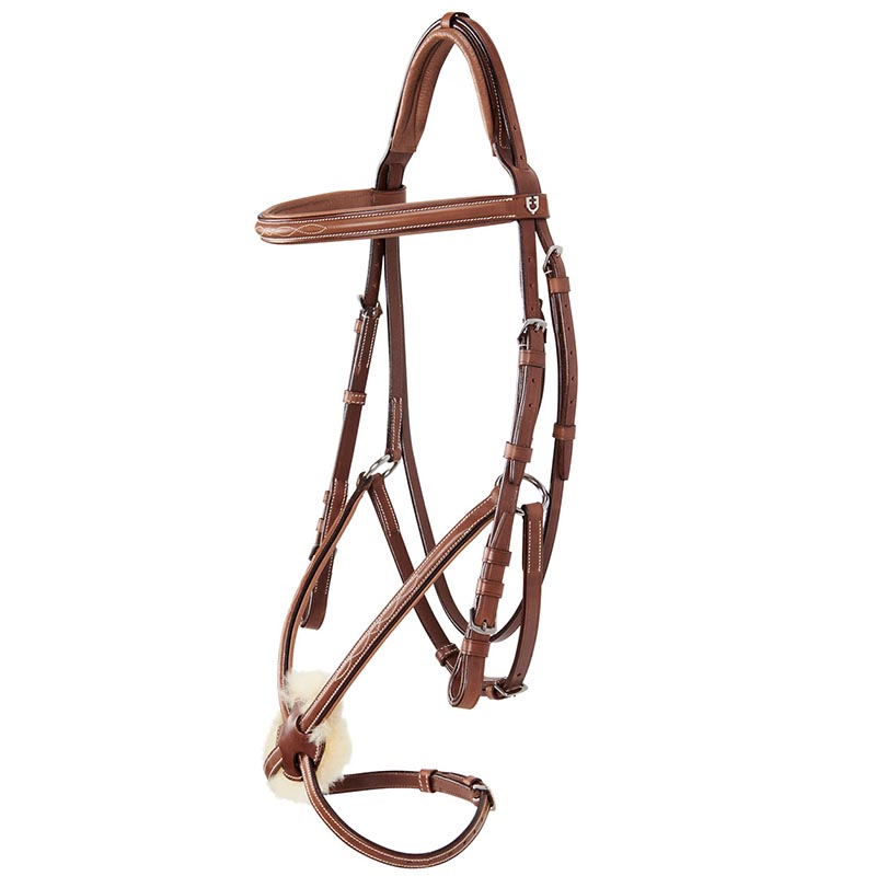 Equestro sparkling english bridle italian leather mexican model - 2339