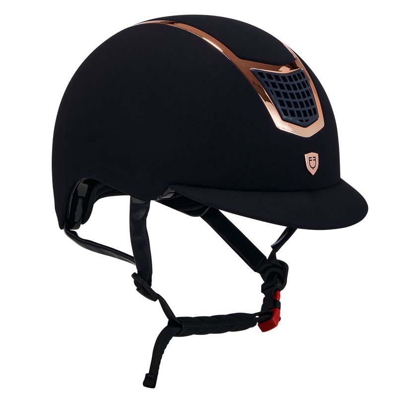 Equestro eclipse plain velvet helmet - 2104