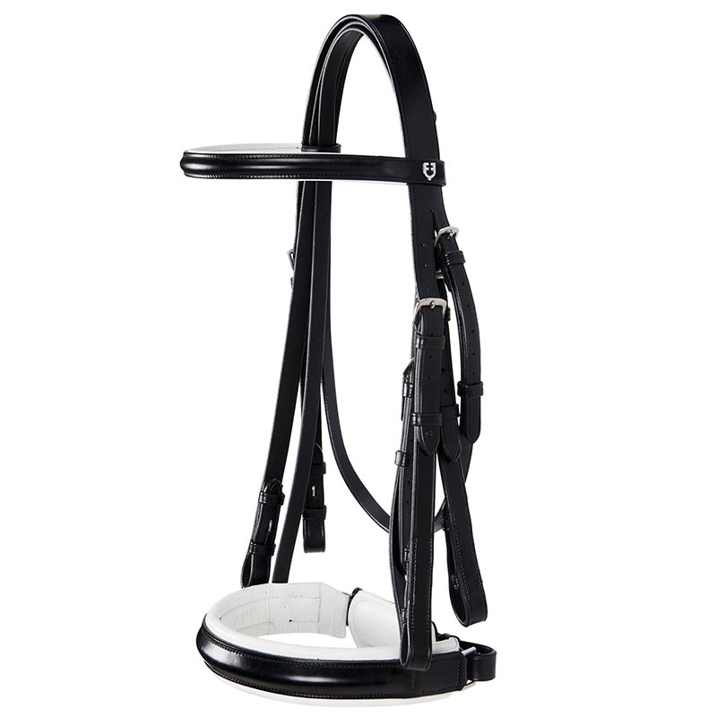 Dressage plus bridle equestro leather italian