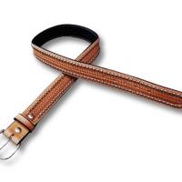 POOL’S WESTERN LEATHER BELT model SPOTS BASKET