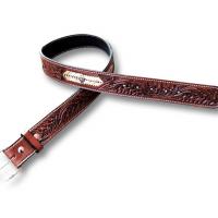 POOL’S WESTERN LEATHER BELT model FLOWER RAWHIDE