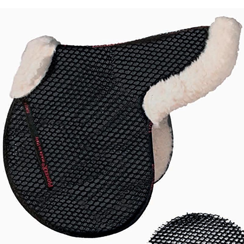 Jump saddlecloth pioneer in 3d mesh and pure wool