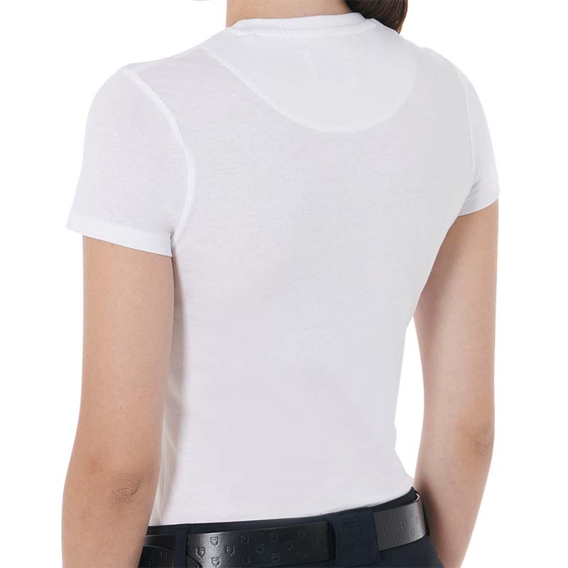 Equestro cotton t-shirt women with horse print - 9059