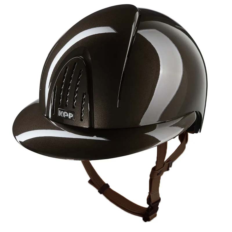KEP Smart Nova Metal Polish Polo Helmet - wide visor, glossy - 3298