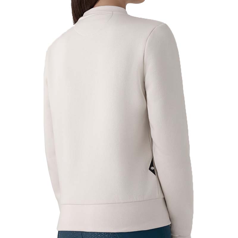 Equiline women’s Crew neck Sweatshirt model Ezzy in brushed fleece - 9207