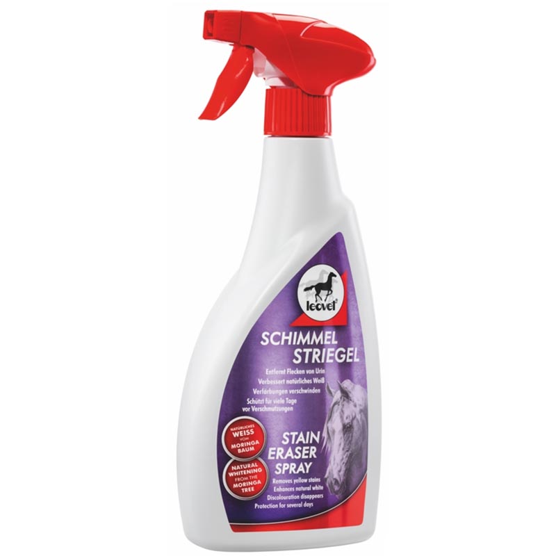Leovet grey horse curry comb effective against stains