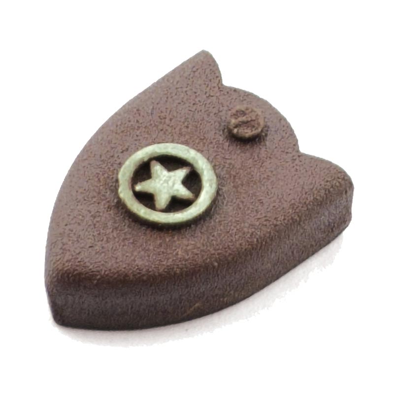 Burnished tip for headstall decoration star