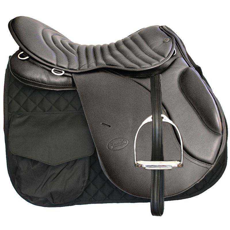 Saddle trekking top with accessories