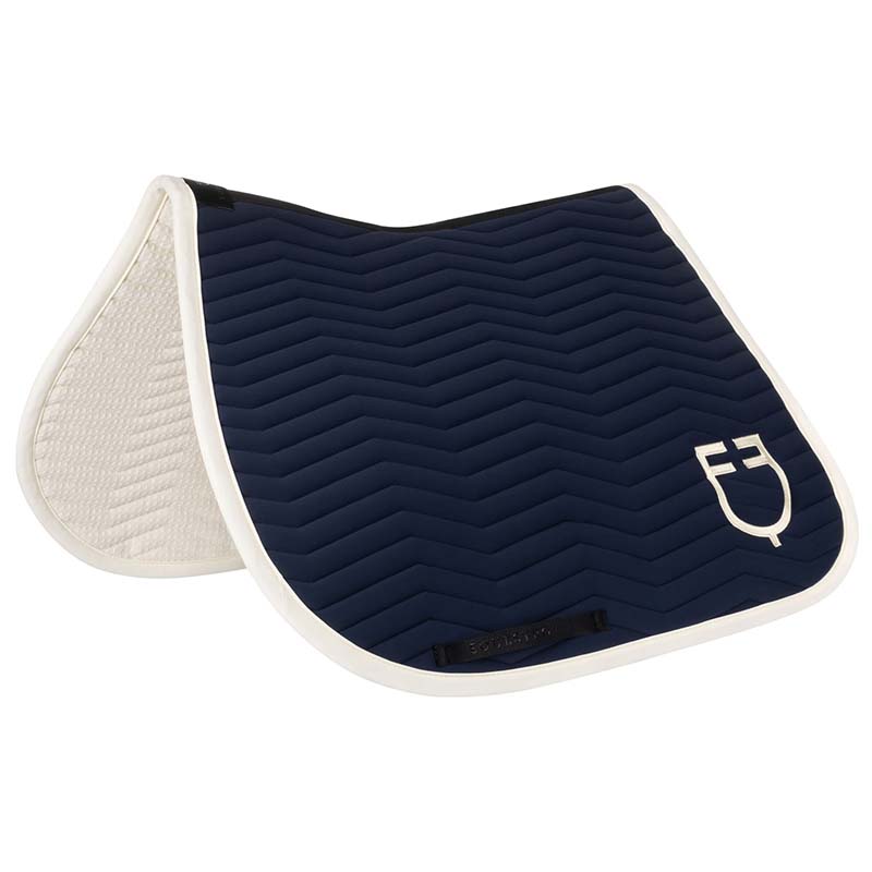 Equestro Jumping Saddle pad Wave Quilting - 9826