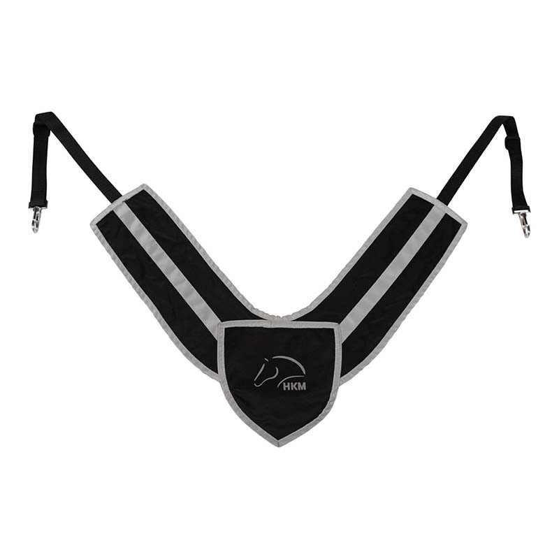 HKM Reflective Breastplate for Horses - 3427