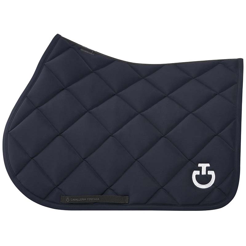 Cavalleria toscana diamond quilted jersey jumping saddle pad