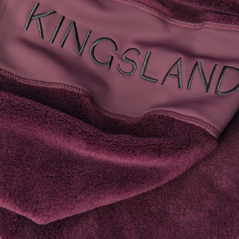 Kingsland women's windproof coral fleece hoodie klvania - 9369