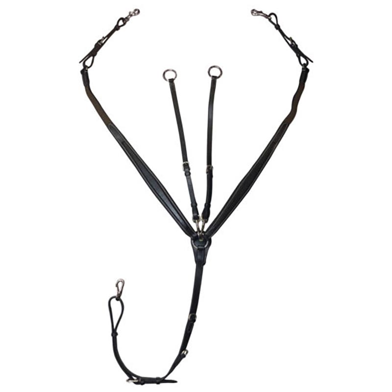 Pariani english breastplate riviera with removable fork