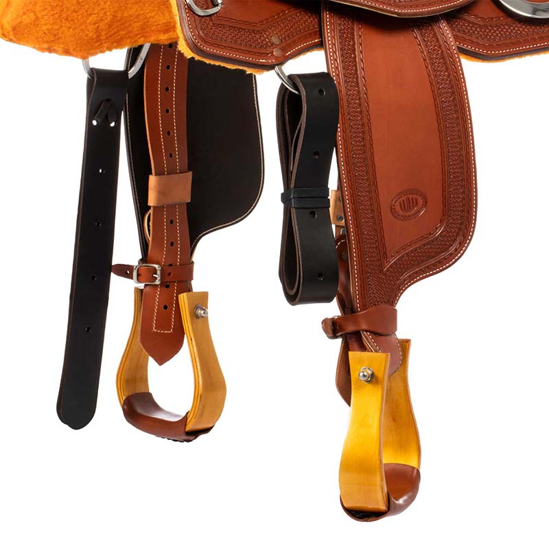 Western saddle west wood for cutting and team penning - 4922