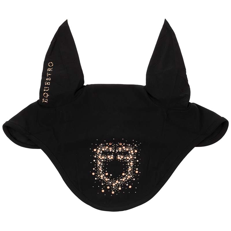 Equestro fly veil in technical fabric with crystal logo