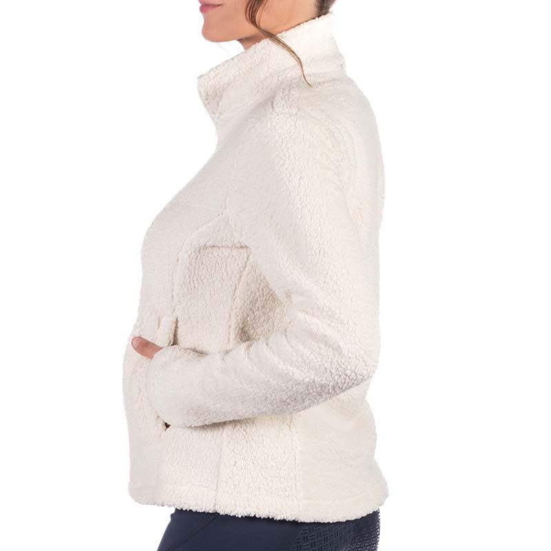 HKM Women's Teddy-Style Fleece Jacket - 3437