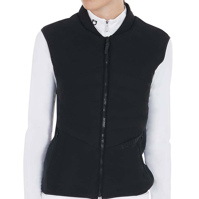Equestro women vest in technical fabric
