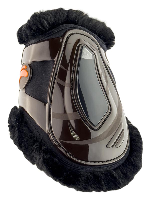 Equick fetlock boots eairshock legend fluffy rear with synthetic wool - 1776