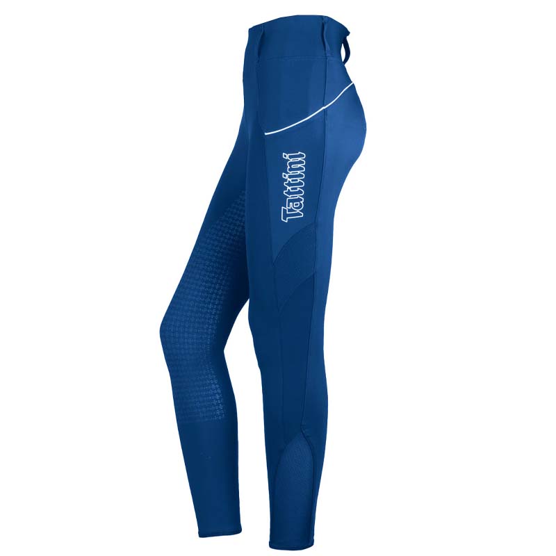 Full grip woman riding leggings tattini mod. passiflora - 2211