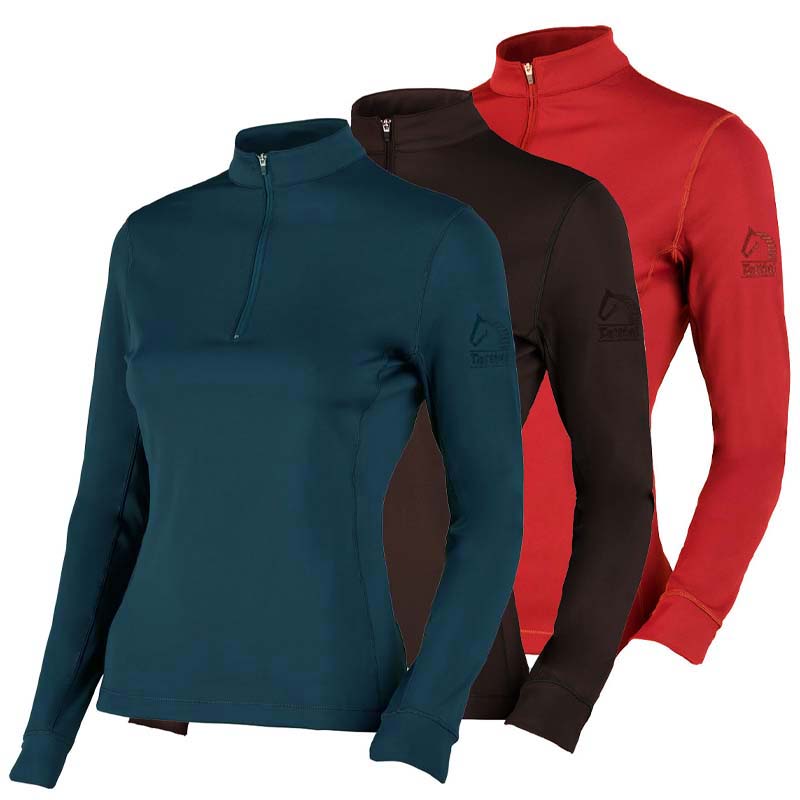 Winter Technical Riding Polo for women Tattini mod. Agatea, long sleeve - 3532