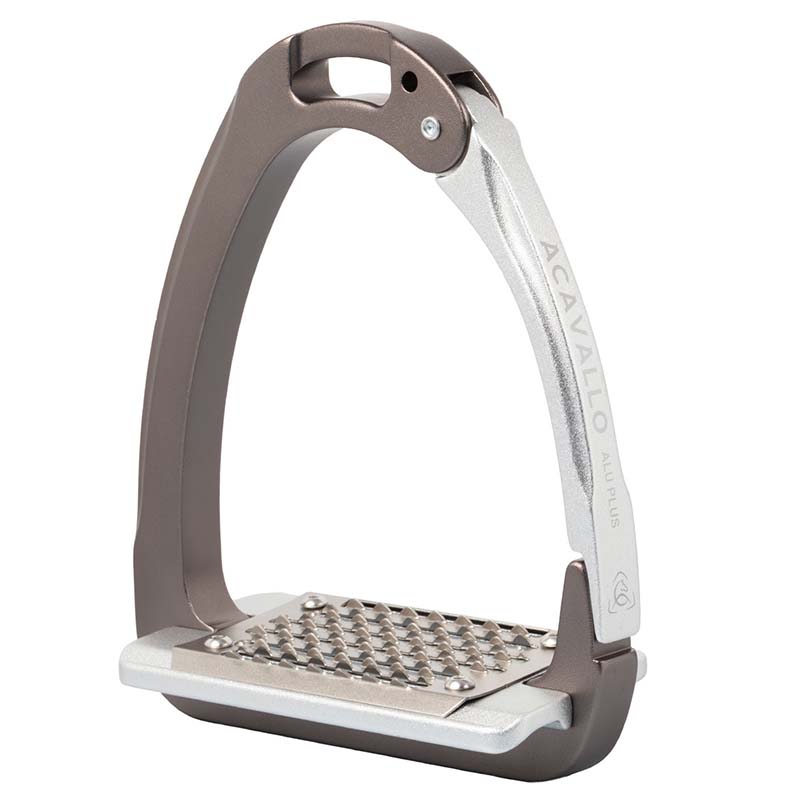 Acavallo alluminium stirrups with laterally opening model Arena Aluplus 2.0 - 3164