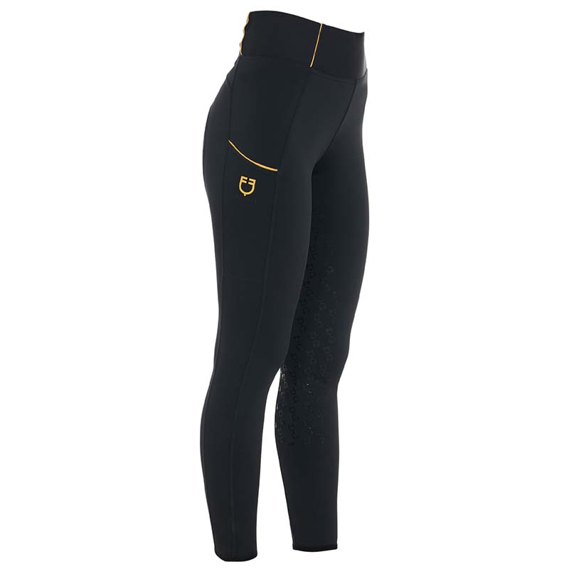 Equestro women’s riding leggings high waist full grip  - 3478