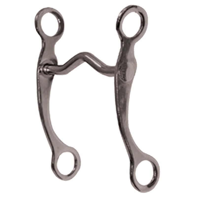 Western iron chrome bit gooseneck