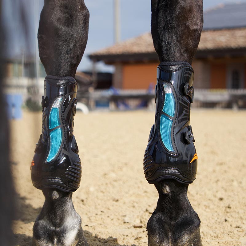 Equick tendon boots eairshock front - 1766