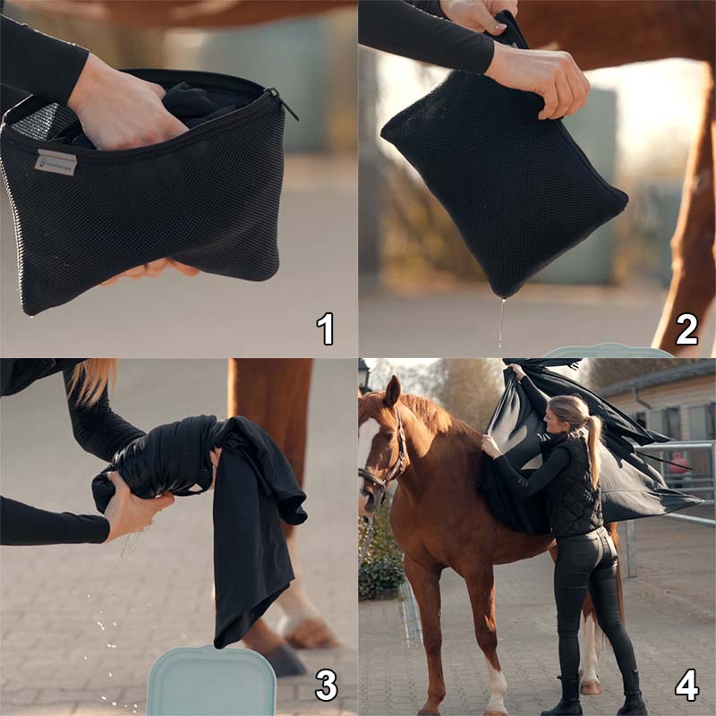 Summer cooling horse blanket ice layer - 0470