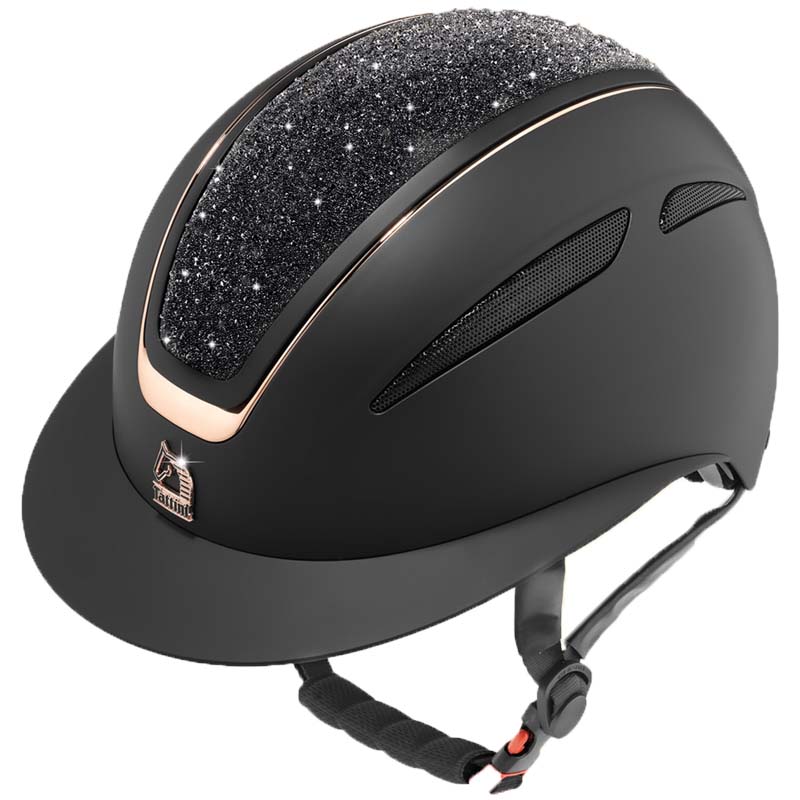 Tattini nettuno riding helmet with crystals