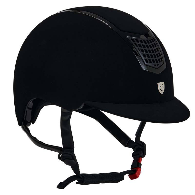 Equestro eclipse plain velvet helmet - 2104