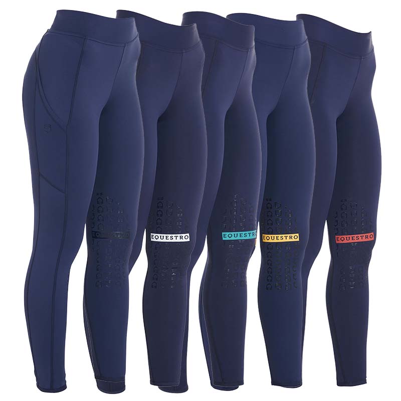 Equestro riding leggins mod. kao for ladies - 3957