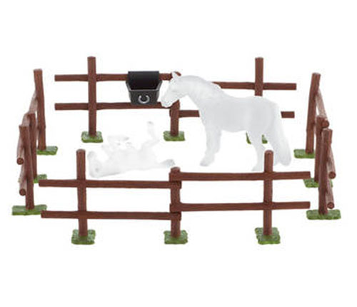Play set horse fence bullyland