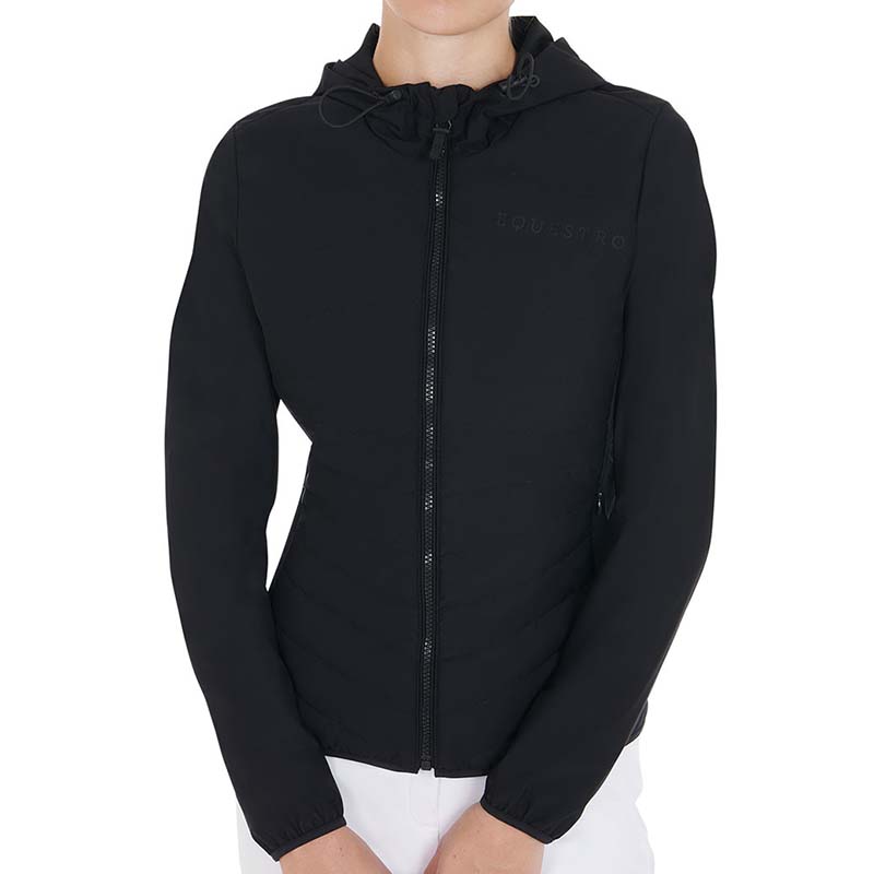 Lightweight waterproof jacket equestro for women