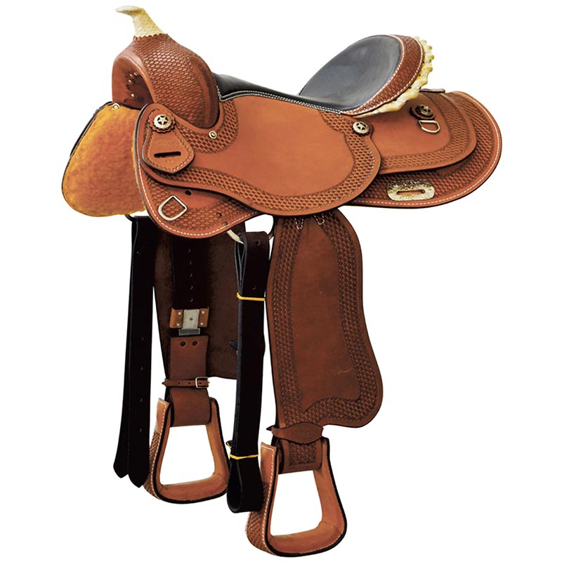 Denver western saddle model arabian round reiner