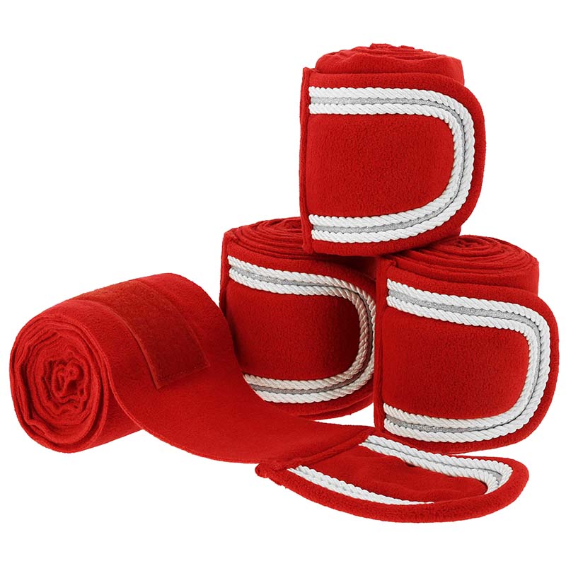 Equitheme Xmas Christmas Polo Bandages for Horses