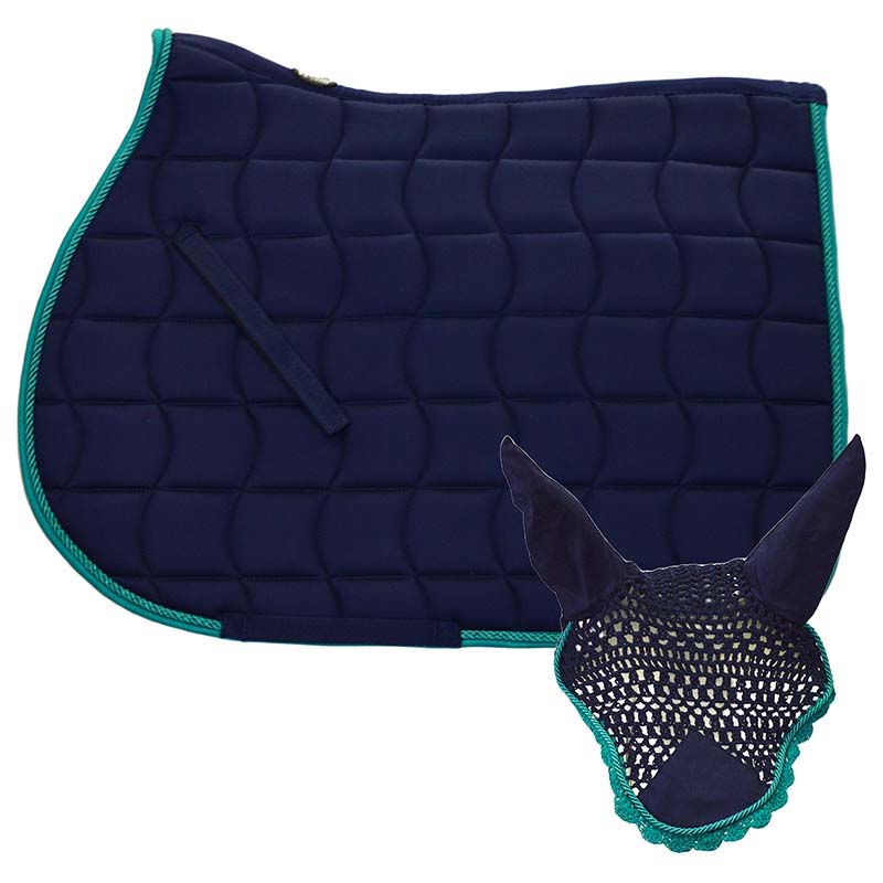 English saddlecloth Winner with cords with combined earnet