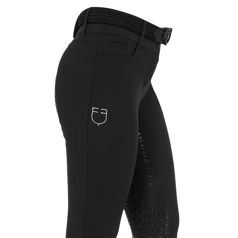 Women’s Equestro Riding Breeches - Full grip with Rhinestones - 9764