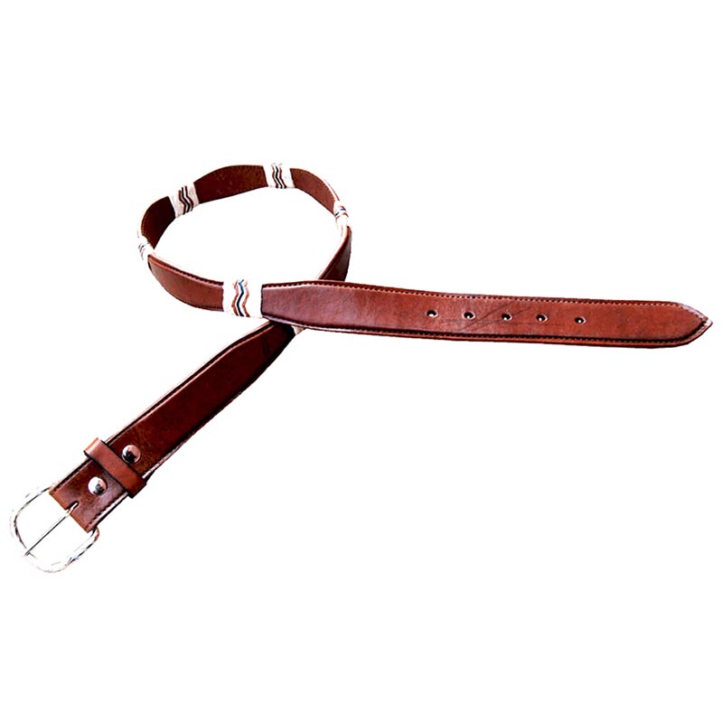 Pool’s western leather belt model rawhide