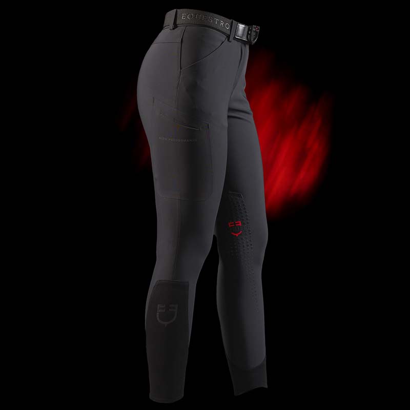Equestro ridertechnology women slim fit riding breeches - 9922