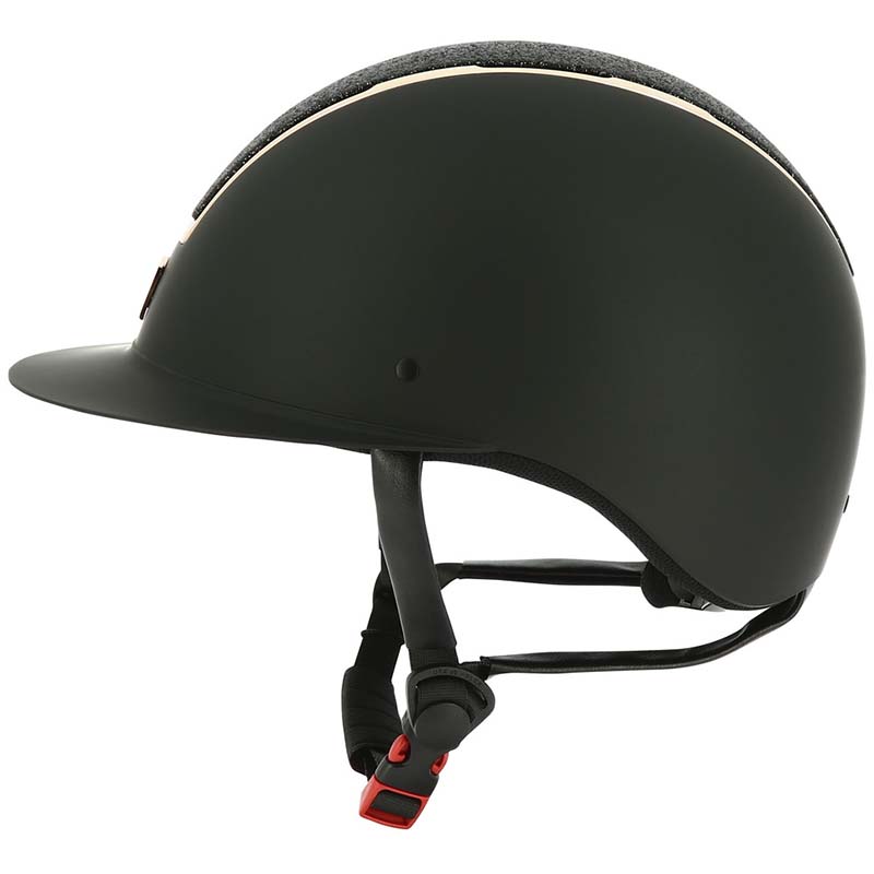 Equitheme helmet with inserts and glitter plate - 3201