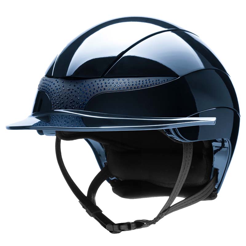 Equiline XANTO Riding Helmet with Strass - Standard visor - 3294