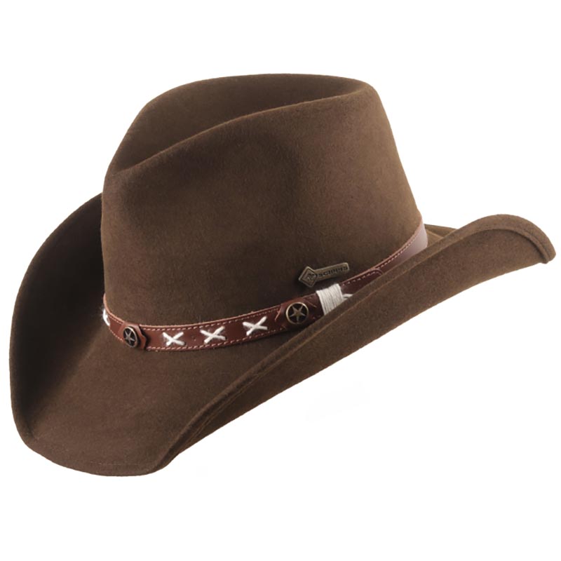 Australian felt hat model smokey unisex