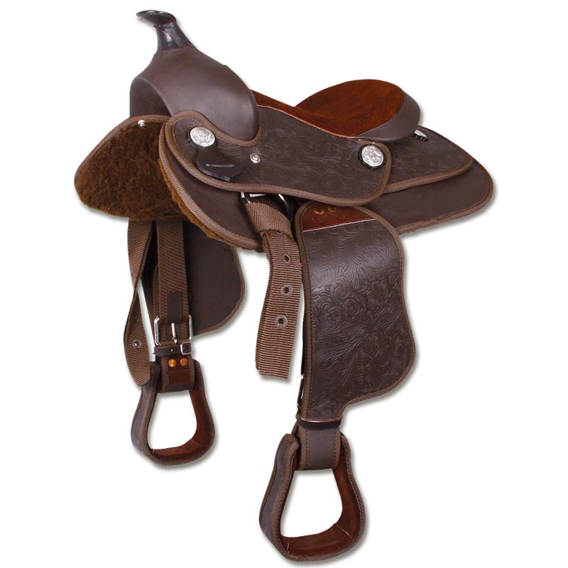 Western saddle for children seat 12”