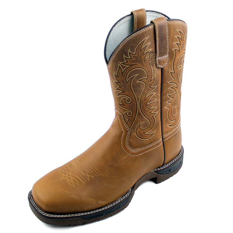 Unisex Western Ankle Boots Brad Ren’s in Bovine Leather - 4287